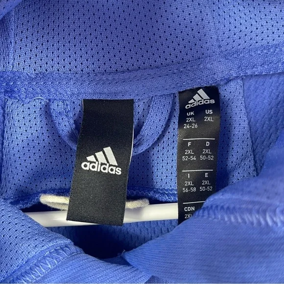 Adidas Womens Real Lilac Team Issue Pullover Hoodie Sweatshirt size XL - Picture 4 of 7